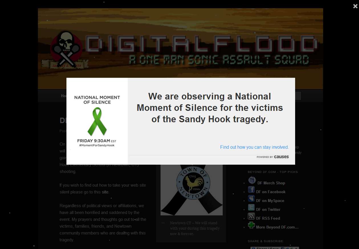 Moment Of Silence For Sandy Hook